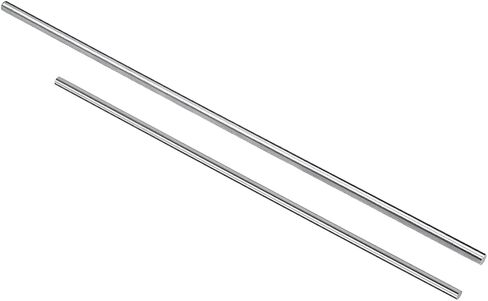 uxcell Round Steel Rod, 3mmx150mm, 4mmx200mm High-Speed Steel Lathe Bar Stock Tool, for Shaft Gear Drill Lathes Boring Machine Turning Miniature Axle, 10pcs in Saudi Arabia