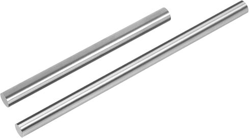 uxcell Round Steel Rod, 8mm High-Speed Steel Lathe Bar Stock Tool 100mm,150mm Long, for Shaft Gear Drill Lathes Boring Machine Turning Miniature Axle, 4pcs in Saudi Arabia