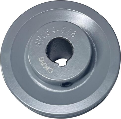 CMFG 1VL34-5/8 V حزام الحزم 3.15''OD، 5/8 بوصة تتحمل مع مقعد المفاتيح، الحديد الزهر، بكرة VL أخدود واحد لحزام "3L" "4L" "A" "B" in Saudi Arabia