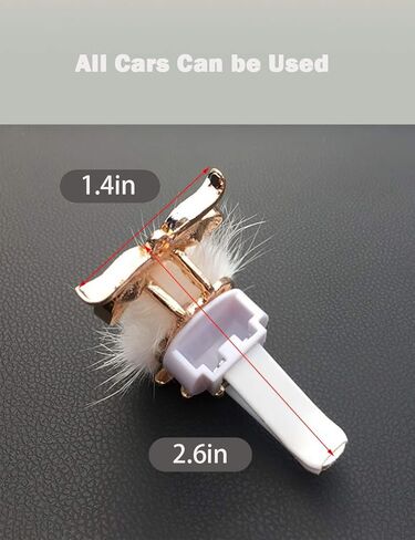 مشبك تنفيس موزع روائح السيارة، قطعتان معطر هواء للسيارة على شكل بومة، مشبك كريستالي رائع لتنفيس الهواء معطرات السيارة للنساء (أسود، رمادي) in Kuwait