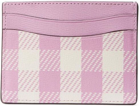 حامل بطاقات من مادة PVC مطبوع عليها حقل Morgan Gingham للسيدات من Kate Spade New York، متعدد الألوان بلون التوت، يمكن حمله مقاس 50.8 سم in Saudi Arabia