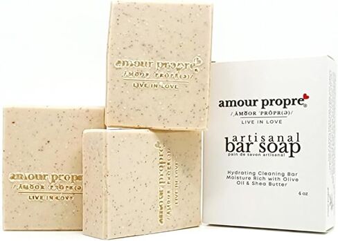 Creamy Coconut Milk & Exfoliating Walnut Shell Artisanal Bar Soap (Quantity 3) in Kuwait