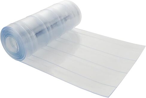 Vinyl Curtain-Door Replacement Strip,6.56' L x 7.5" W，2 mm Thick,Clear Plastic Strips Freezer Curtains,PVC Doggie Door Replacement Strips,Commercial for Warehouse Doors, Walk-in Freezers, Pet Doors in Saudi Arabia
