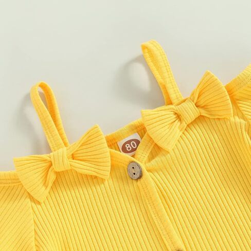 Mandizy Baby Bell قيعان فتاة ملابس الصيف قصيرة الأكمام رومبير مضلع متوهج السراويل عقال 3 6 12 18 شهرا وتتسابق in Saudi Arabia