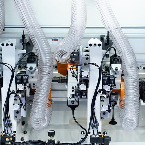 Yaocom 4 Inches 70 ft PVC Dust Collection Hose with Stainless Steel Hose Clamps Set Flexible Clear Vacuum Hose Puncture Resistant Fume Hose for Vacuums Cleaner Fume Dust Collection System in Kuwait