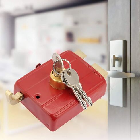 قفل ميت لوك ميت بولت، قفل أمان أحمر شديد التحمل، قفل ليلي ميت لمفاتيح الباب الخشبي، باب الحديد وغيرها من الأبواب المفصلية العمودية والتجهيزات المستقيمة in Kuwait