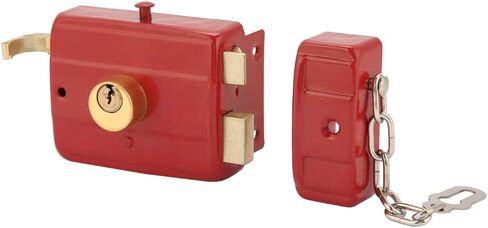 قفل ميت لوك ميت بولت، قفل أمان أحمر شديد التحمل، قفل ليلي ميت لمفاتيح الباب الخشبي، باب الحديد وغيرها من الأبواب المفصلية العمودية والتجهيزات المستقيمة in Kuwait