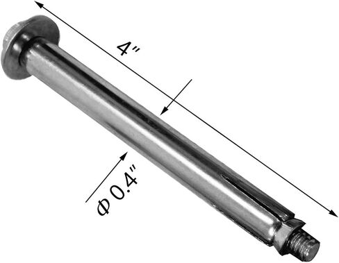 مسامير مسامير حديدية طويلة من Speedmax مقاس 4 بوصات لمطبات السرعة ومنحدرات كبح وسدادات مواقف السيارات 10 عبوات (طول 4 بوصات، 10 قطع) in Kuwait