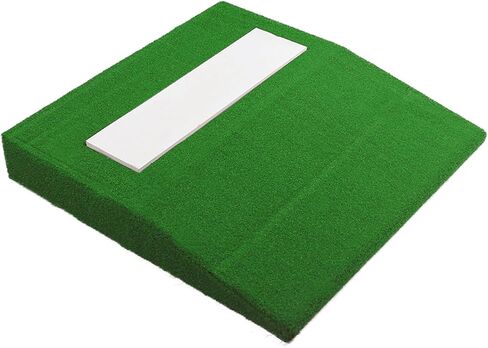 تلة رمي محمولة من Supvision بدون مقبض مقاس 30 × 30 × 4 بوصة تلة أباريق تدريب الشباب مع مطاط رمي منظم للتدريب والممارسة في لعبة البيسبول الداخلية والخارجية in Kuwait