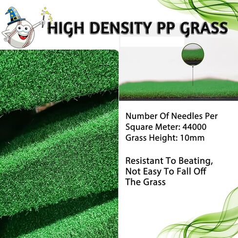 تلة رمي محمولة من Supvision بدون مقبض مقاس 30 × 30 × 4 بوصة تلة أباريق تدريب الشباب مع مطاط رمي منظم للتدريب والممارسة في لعبة البيسبول الداخلية والخارجية in Kuwait