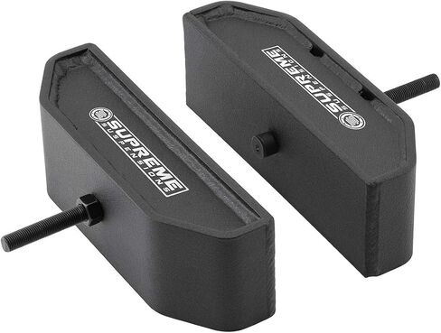 كتل الرفع الأمامية المعلقة ببراءة اختراع أمريكية متوافقة مع 1980-2004 Ford F250 / F350 Super Duty و1999-2004 Ford Excursion 4WD | كتل رفع التسوية الأمامية مقاس 2.5 بوصة in Saudi Arabia