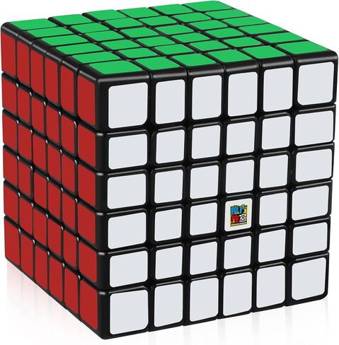 D-FantiX Cubing Classroom Meilong 6x6 مكعب السرعة 6x6x6 لعبة ألغاز المكعب السحري باللون الأسود in Saudi Arabia