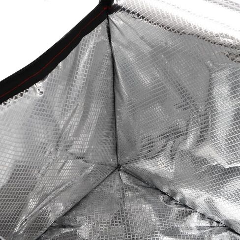 ZOOFOX Insulated Food Delivery Bag, 22" x 13" x 12" Large Waterproof Catering Supply Bag with Zipper and Handle, Reusable Food Warmer Bag for Uber Eats, Doordash, Restaurants, Catering in Kuwait