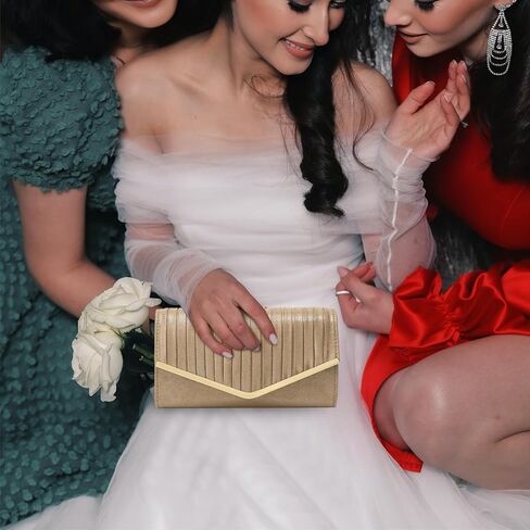 FZOWVIR Evening Bag Clutch Purses for Women, Ladies Wedding Handbag Sparkling for Party Prom Formal Glitter Crossbody Bags in Kuwait