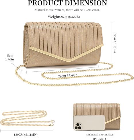 FZOWVIR Evening Bag Clutch Purses for Women, Ladies Wedding Handbag Sparkling for Party Prom Formal Glitter Crossbody Bags in Kuwait