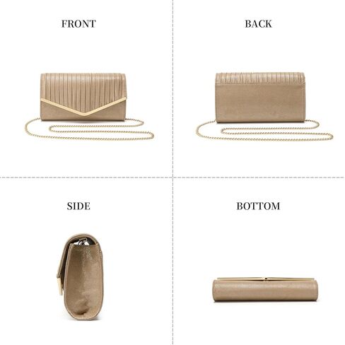 FZOWVIR Evening Bag Clutch Purses for Women, Ladies Wedding Handbag Sparkling for Party Prom Formal Glitter Crossbody Bags in Kuwait