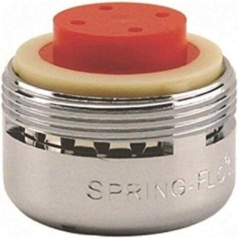 Neoperl 15 0710 5 جهاز تهوية ذكر ذو تدفق قياسي Spring-Flo مع أخاديد تشديد، 2.2 GPM، صغير، 3 شاشات، مهوية، 13/16"-27 خيط، لمسة نهائية من الكروم in Kuwait