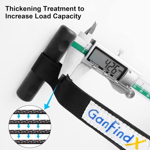GanFindX 2 or 4 PCS Kayak & Canoe Tie Down Anchor Straps & Loops Strap, Universal for Transportation Through car Hood and Trunk in Saudi Arabia