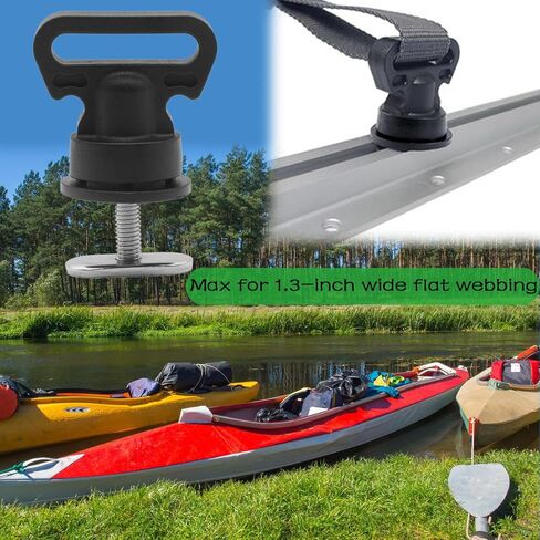 JZLiner 4 قطع كاياك المسار جبل عمودي التعادل أسفل قوارب الكاياك الصيد اكسسوارات قوارب الكاياك الأشرطة أطقم لتأمين in Kuwait