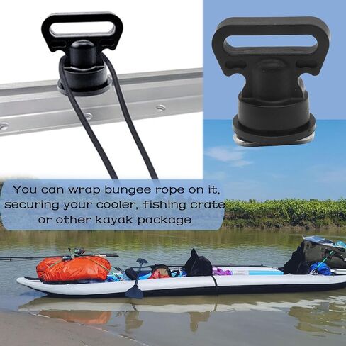 JZLiner 4 قطع كاياك المسار جبل عمودي التعادل أسفل قوارب الكاياك الصيد اكسسوارات قوارب الكاياك الأشرطة أطقم لتأمين in Kuwait