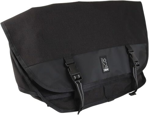 حقيبة Chrome Industries Citizen Messenger، حقيبة ظهر تمر بالجسم للنساء والرجال، حقيبة كمبيوتر محمول مقاس 15 بوصة، وإبزيم حزام الأمان الأيقوني، 24 لتر، أسود in Kuwait