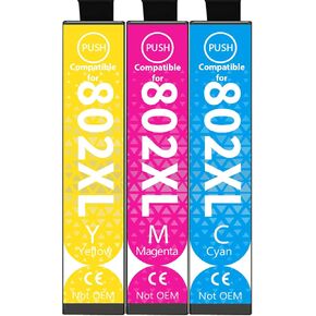 Compatible for 302 Black Ink Cartridges Remanufactured Replacement for Epson 302 XL T302XL 302XL for Expression Premium XP6100 XP-6100 XP6000 (2 Black) in Saudi Arabia