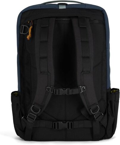 Topo Designs Global Travel Bag 30-40 Liter - Carry-on Compliant Versatile Pack, 3 Carry Options, External Laptop Sleeve (Eco-Friendly, 40L, Caribbean/Dark Khaki) in Kuwait