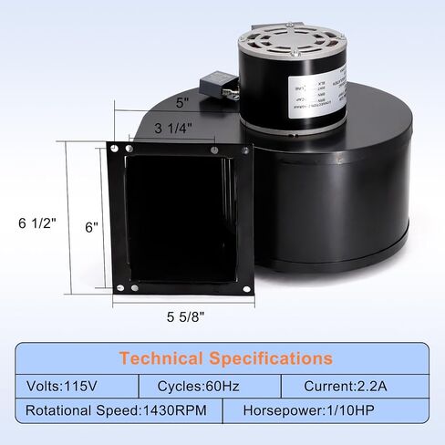 استبدال مروحة منفاخ الفرن Criditpid لـ Dayton 1TDT8، 5C508، مروحة منفاخ HVAC للقرن JE2J047NS، 9459. in Kuwait