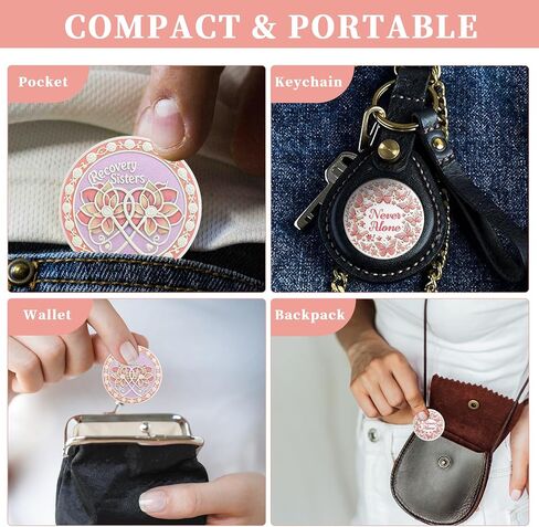 Breast Cancer Survivor Gift for Women - Inspirational Recovery Coin - Chemo Comfort Gift for Cancer Patients - Encouraging Token for Breast Cancer Warrior in Saudi Arabia