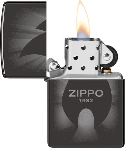 ولاعة جيب Zippo Seal Design بلون أزرق سماوي غير لامع in Saudi Arabia