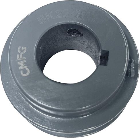 BK26-5/8، BK26X5/8 v بكرة الحزام، 2.75 بوصة OD، 5/8 بوصة تتحمل، مادة الحديد الزهر، BK بكرة محرك ذات أخدود واحد للأحزمة "4L" أو "A" والأحزمة "5L" أو "B" in Saudi Arabia