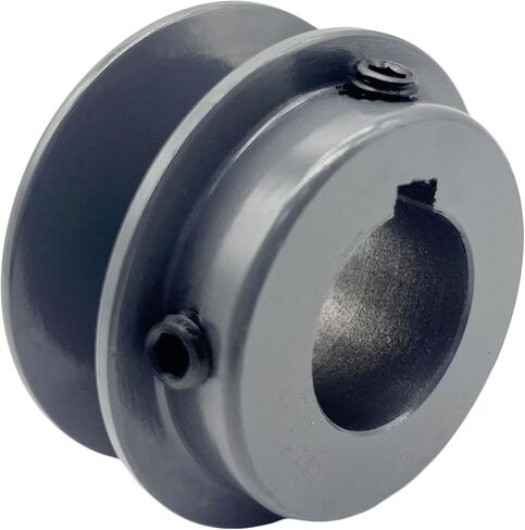 BK26-5/8، BK26X5/8 v بكرة الحزام، 2.75 بوصة OD، 5/8 بوصة تتحمل، مادة الحديد الزهر، BK بكرة محرك ذات أخدود واحد للأحزمة "4L" أو "A" والأحزمة "5L" أو "B" in Saudi Arabia