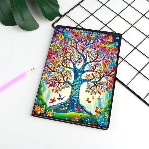 JISHSHAY Diamond Art Notebook Kits Diamond Painting Journal Kit Diamond Painting Accessories Blank Notebook Diamond Art Kits Aesthetic Notebooks Journal Notebook Gem Art Sketch Book A5 Angel in Kuwait