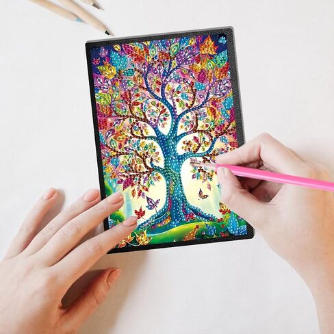 JISHSHAY Diamond Art Notebook Kits Diamond Painting Journal Kit Diamond Painting Accessories Blank Notebook Diamond Art Kits Aesthetic Notebooks Journal Notebook Gem Art Sketch Book A5 Angel in Kuwait