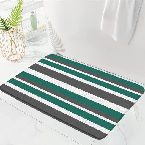 Navy Blue Red White Bath Mat Geometry Red Nevy Blue White Lines Geometric Classic Simple Creative Modern Bathroom Mat Rug Memory Foam Doormat，17.8x29.5 Inch in Saudi Arabia