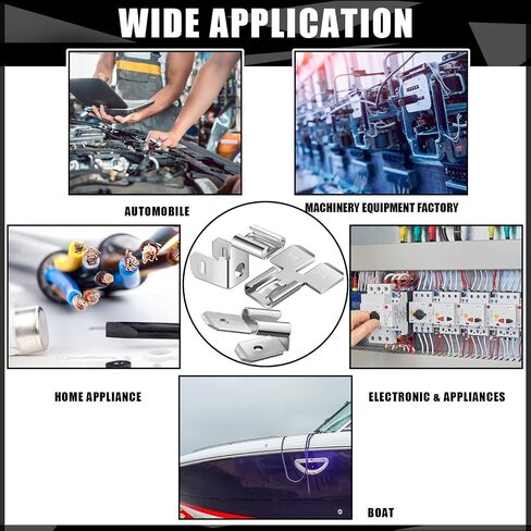 36 Pieces of Electrical Spade Connectors Including 12 Pcs Piggyback Spade Connectors, 12 Pcs Double Spade Connector and Chair Terminal Quick Disconnect Adapter 1/4" 2 Male and 1 Female Tabs in Saudi Arabia
