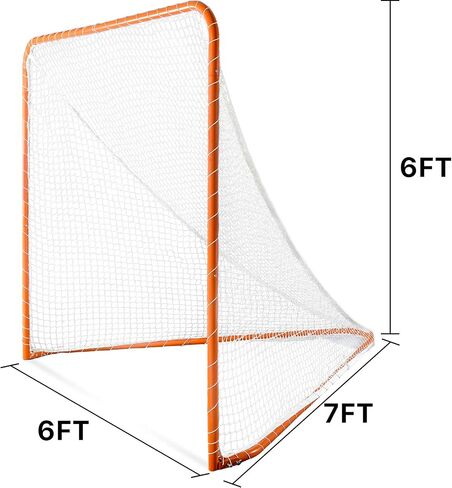 Kapler Regulation 6' x 6' Lacrosse Net with Steel Frame Portable Lacrosse Goal Collegiate Lacrosse Goals in Saudi Arabia