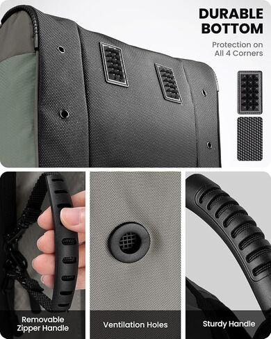 حقيبة أحذية التزلج OutdoorMaster 38L، حقيبة ظهر لأحذية التزلج على الجليد للسفر الجوي مع قاعدة مقاومة للماء لخوذة التزلج والنظارات والقفازات in Kuwait