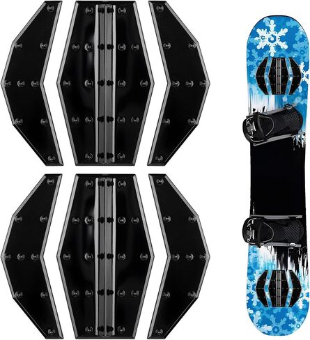 Mellbree Snowboard Stomp Pad, Pro-Grade TPU 3D Anti-Slip Grip for Ultimate Control Cold-Resistant Adhesive Clear Design Keeps Board Graphics Visible Enhanced Traction for Confident Snowboarding in Kuwait