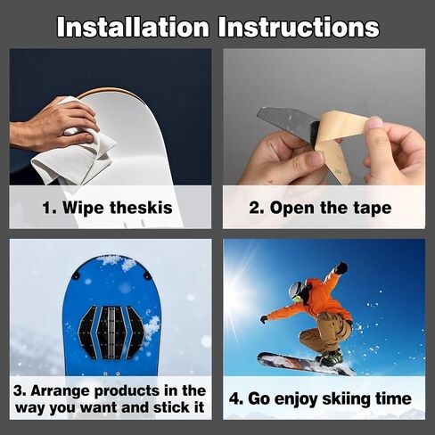 Mellbree Snowboard Stomp Pad, Pro-Grade TPU 3D Anti-Slip Grip for Ultimate Control Cold-Resistant Adhesive Clear Design Keeps Board Graphics Visible Enhanced Traction for Confident Snowboarding in Kuwait