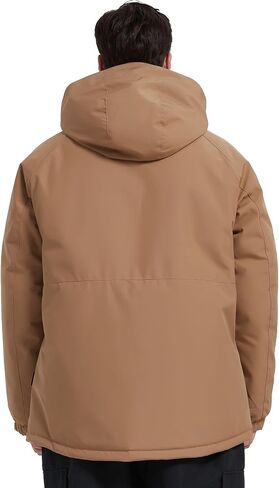 Mens Waterproof Ski Jacket Snow Coats Mountain Snowboarding Windbreaker Hooded Parka in Saudi Arabia