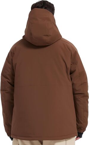Mens Waterproof Ski Jacket Snow Coats Mountain Snowboarding Windbreaker Hooded Parka in Saudi Arabia