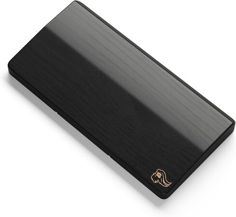 GLORIOUS Gaming Wooden Keyboard Wrist Rest (Compact) - White Ash Wood, Medium-Coarse Grain, Smooth Surface, Sweat & Oil Resistant, Easy Clean, Anti-Slip Rubber Base, 13" x 4" x 0.79" - Onyx in Kuwait