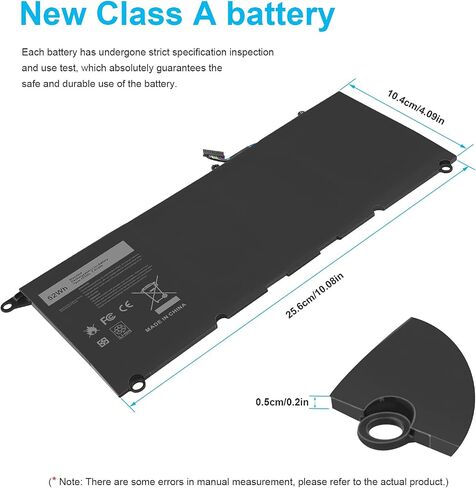 Futurebatt Replacement Laptop Battery for Dell Latitude E5400 E5410 E5500 E5510 KM742 KM769 RM656 T749D[11.1V 58Wh] in Saudi Arabia