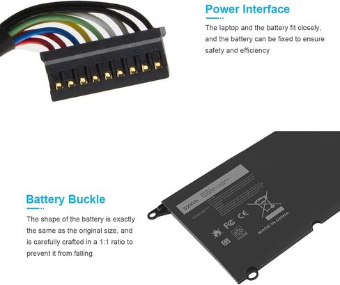 Futurebatt Replacement Laptop Battery for Dell Latitude E5400 E5410 E5500 E5510 KM742 KM769 RM656 T749D[11.1V 58Wh] in Saudi Arabia