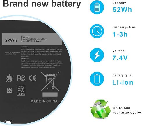 Futurebatt Replacement Laptop Battery for Dell Latitude E5400 E5410 E5500 E5510 KM742 KM769 RM656 T749D[11.1V 58Wh] in Saudi Arabia