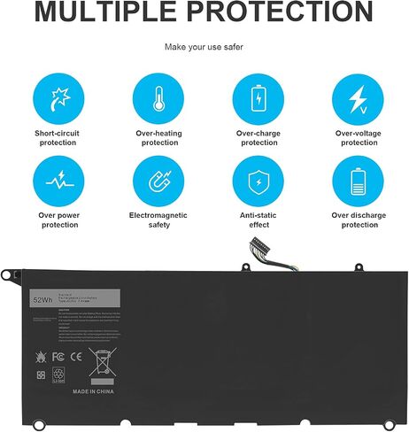 Futurebatt Replacement Laptop Battery for Dell Latitude E5400 E5410 E5500 E5510 KM742 KM769 RM656 T749D[11.1V 58Wh] in Saudi Arabia