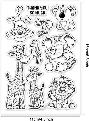 GLOBLELAND Ocean Pirate Animals Clear Stamps Treasure Map Silicone Clear Stamp Transparent Stamps for DIY Scrapbooking and Cards Making Photo Album Journal 6.3x4.33inch in Saudi Arabia