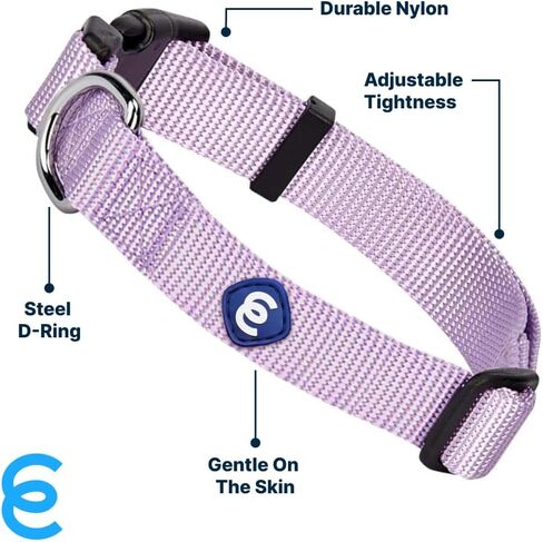 Blueberry Pet Essentials Matching Large Dog Collar | Adjustable Classic Solid Color Nylon Dog Collars for Large Dogs | Verdant Green Dog Collar for Large Dogs in Kuwait