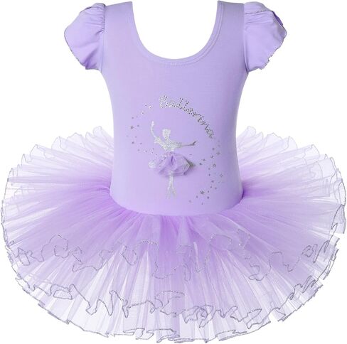 Girls Skirted Leotards Ballet Dance Tutu Princess Dress Ballerina Costumes 3-8Y in Kuwait